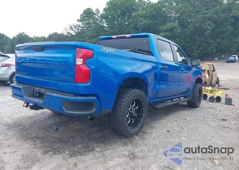 2022 Chevrolet Silverado 1500 4Wd Short Bed Custom from USA, damaged, VIN 1GCPDBEK3NZ623916